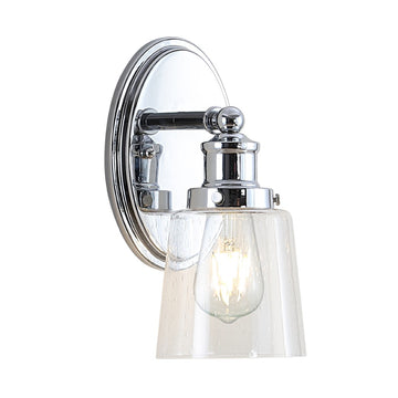 Beverly Iron/Seeded Glass Classic Cottage LED Vanity Light